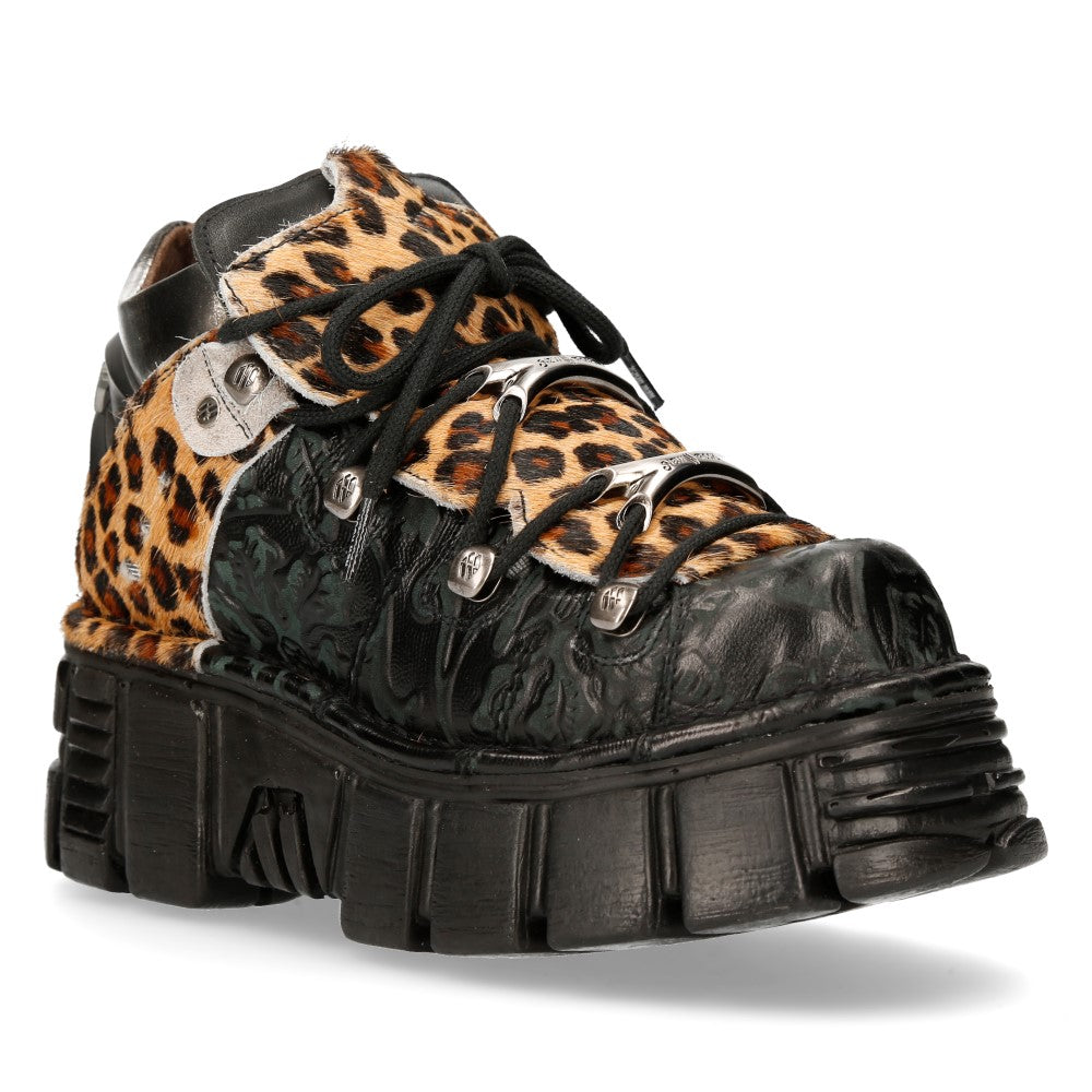 New Rock - Metallic Ankle Boot M-106NB-C2