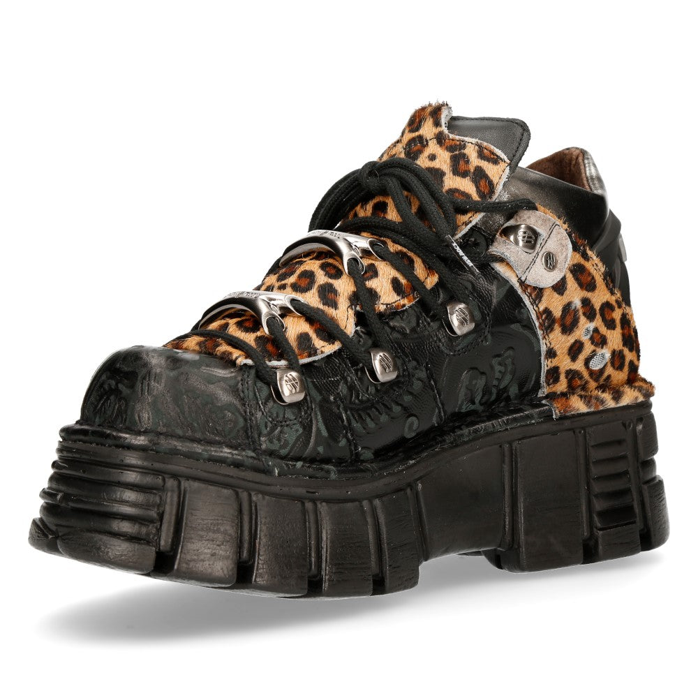 New Rock - Metallic Ankle Boot M-106NB-C2