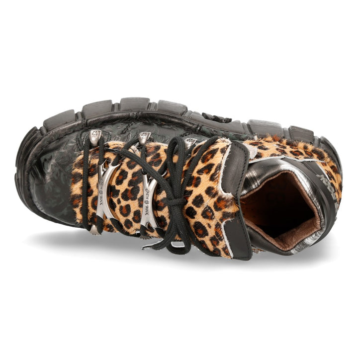 New Rock - Metallic Ankle Boot M-106NB-C2