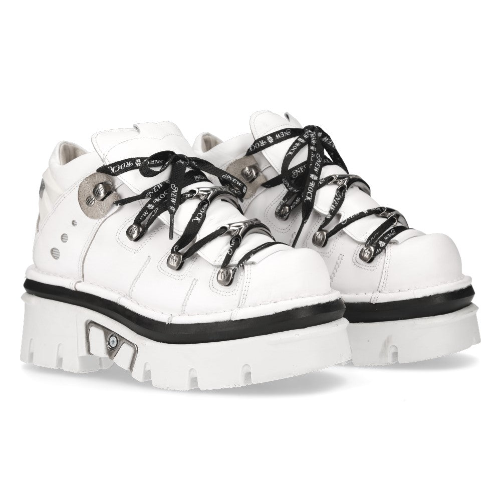 New Rock - Metallic Ankle Boot M-106NLACE-C1