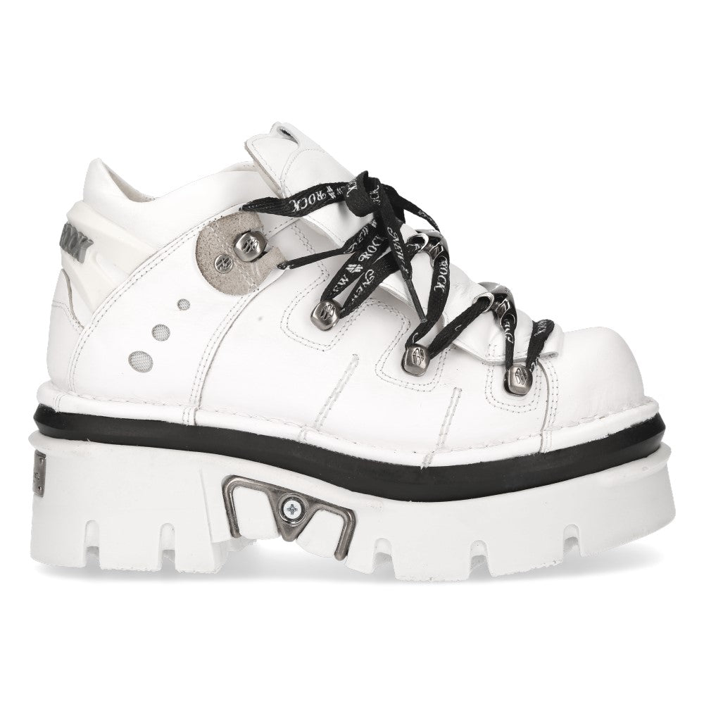 New Rock - Metallic Ankle Boot M-106NLACE-C1