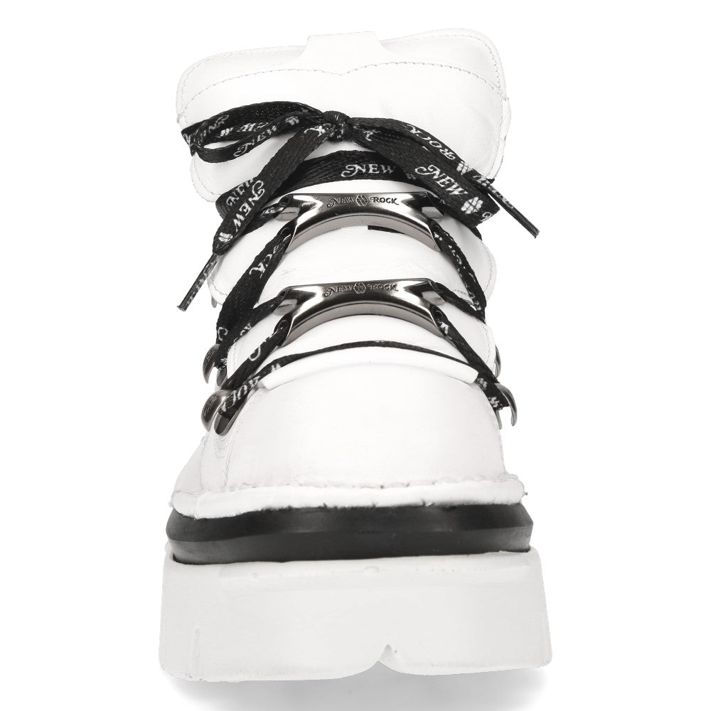 New Rock - Metallic Ankle Boot M-106NLACE-C1