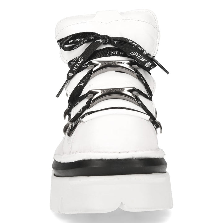 New Rock - Metallic Ankle Boot M-106NLACE-C1