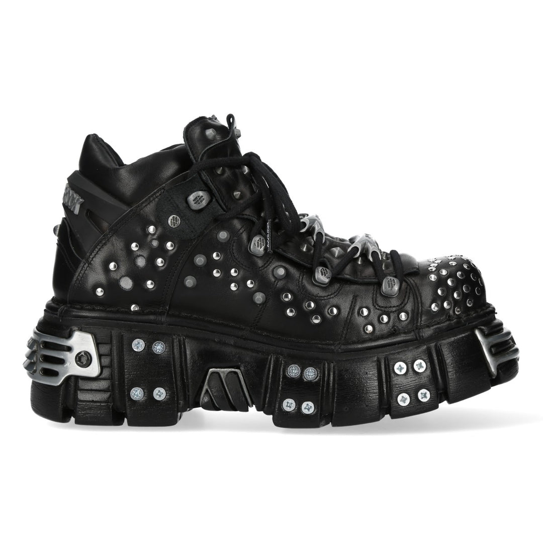 New Rock Metallic Ankle Boot M‑106NRP‑C2