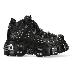 New Rock Metallic Ankle Boot M‑106NRP‑C2