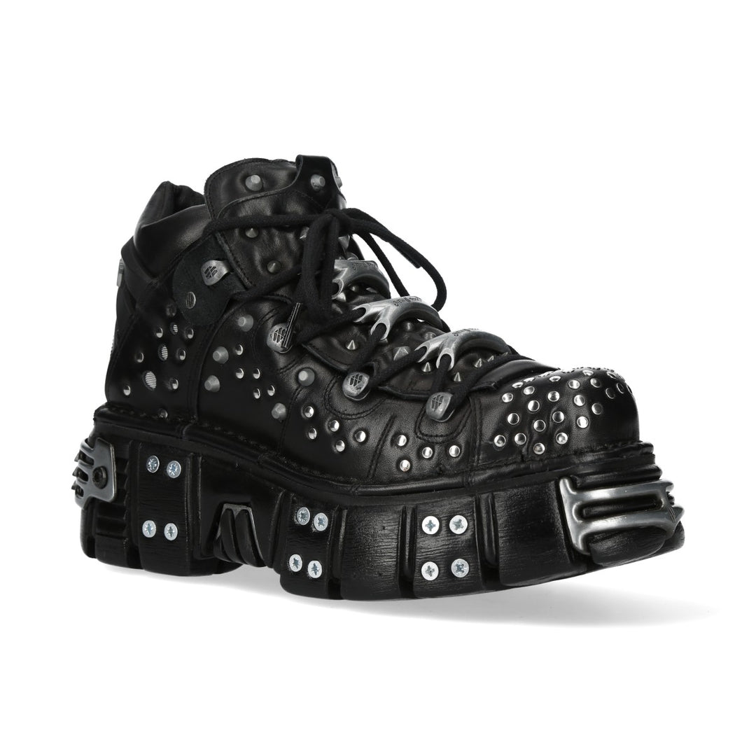 New Rock Metallic Ankle Boot M‑106NRP‑C2