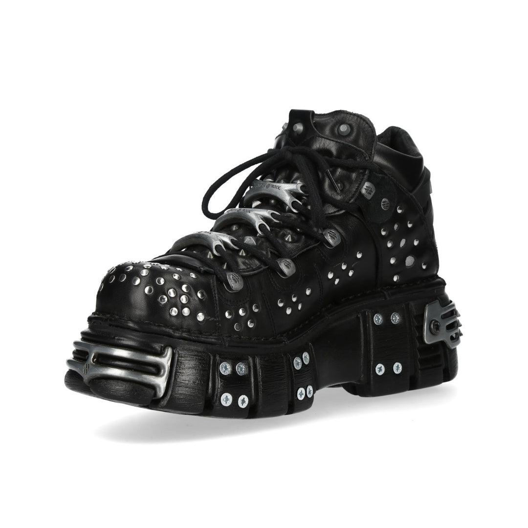 New Rock Metallic Ankle Boot M‑106NRP‑C2