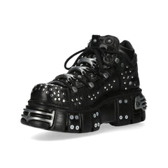 New Rock Metallic Ankle Boot M‑106NRP‑C2