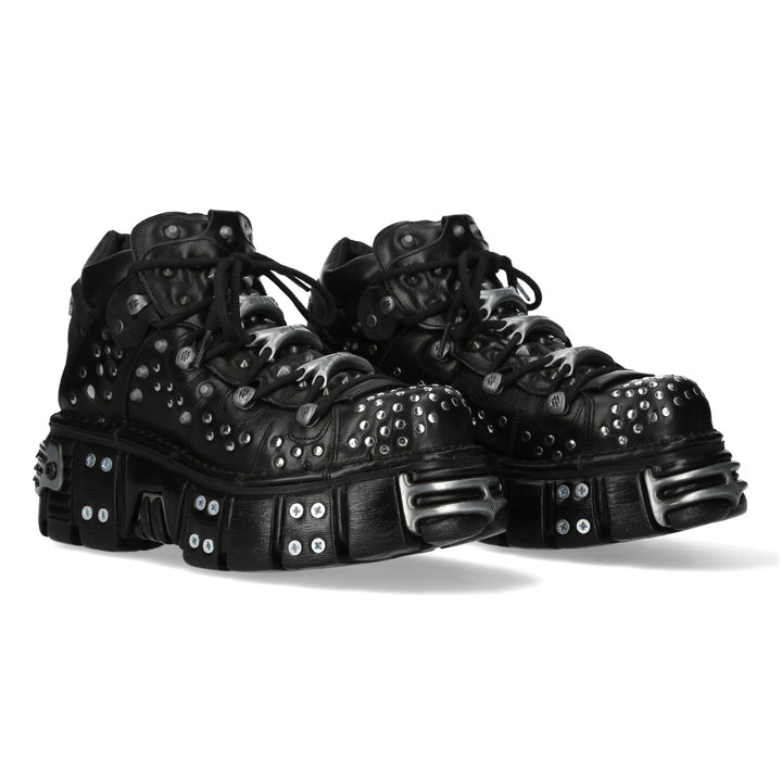 New Rock - Metallic Ankle Boot M-106NRP-C2