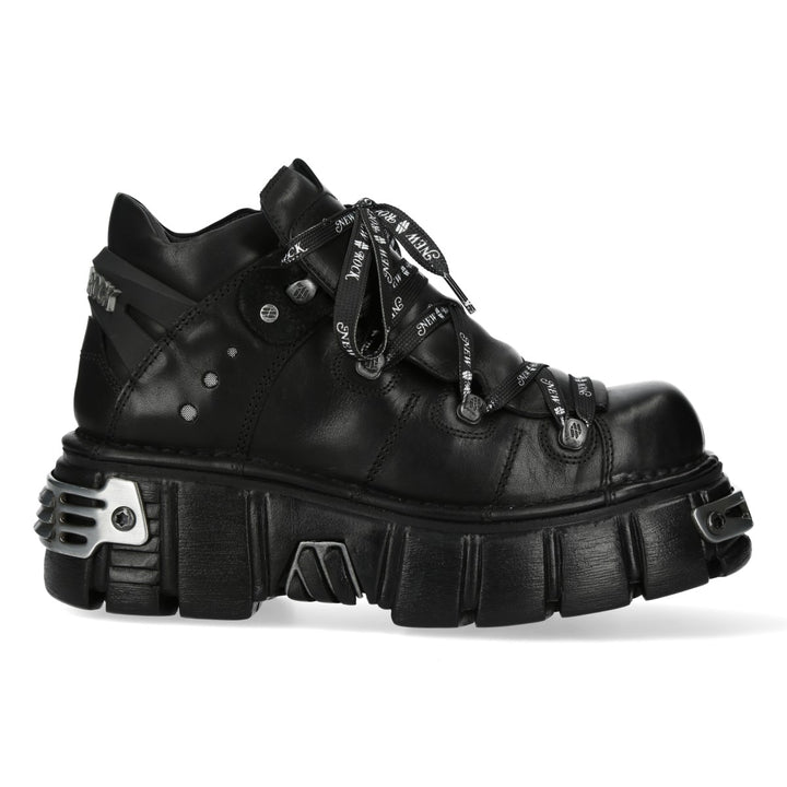 New Rock - Metallic Ankle Boot M-106NSHLACE-C2