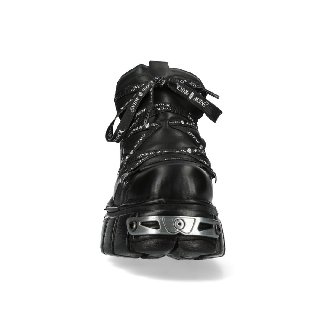 New Rock - Metallic Ankle Boot M-106NSHLACE-C2