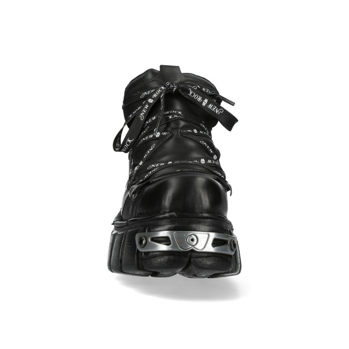 New Rock - Metallic Ankle Boot M-106NSHLACE-C2