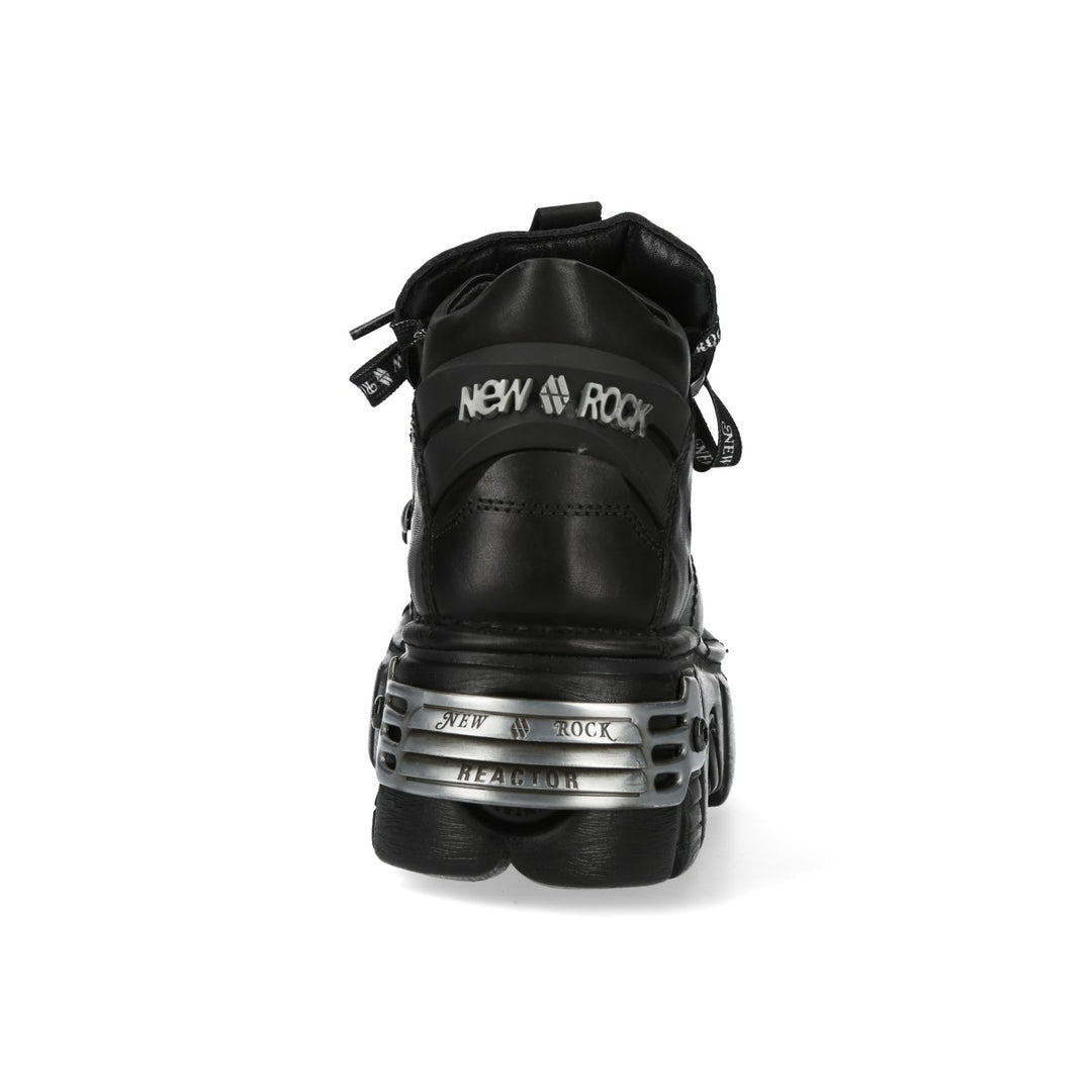 New Rock - Metallic Ankle Boot M-106NSHLACE-C2