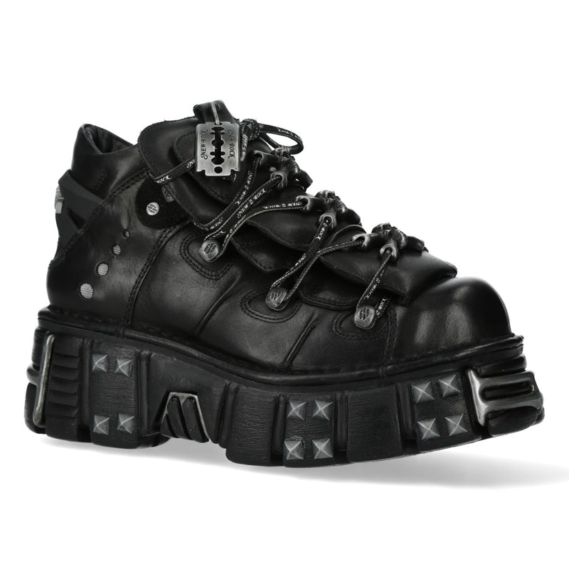 New Rock - Metallic Ankle Boot M-106PHSC-C1