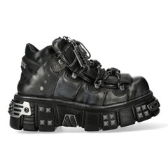 New Rock - Metallic Ankle Boot M-106PHSC-V2