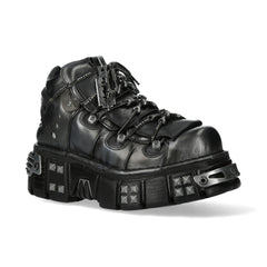 New Rock - Metallic Ankle Boot M-106PHSC-V2