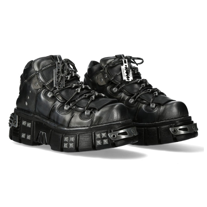 New Rock - Metallic Ankle Boot M-106PHSC-V2