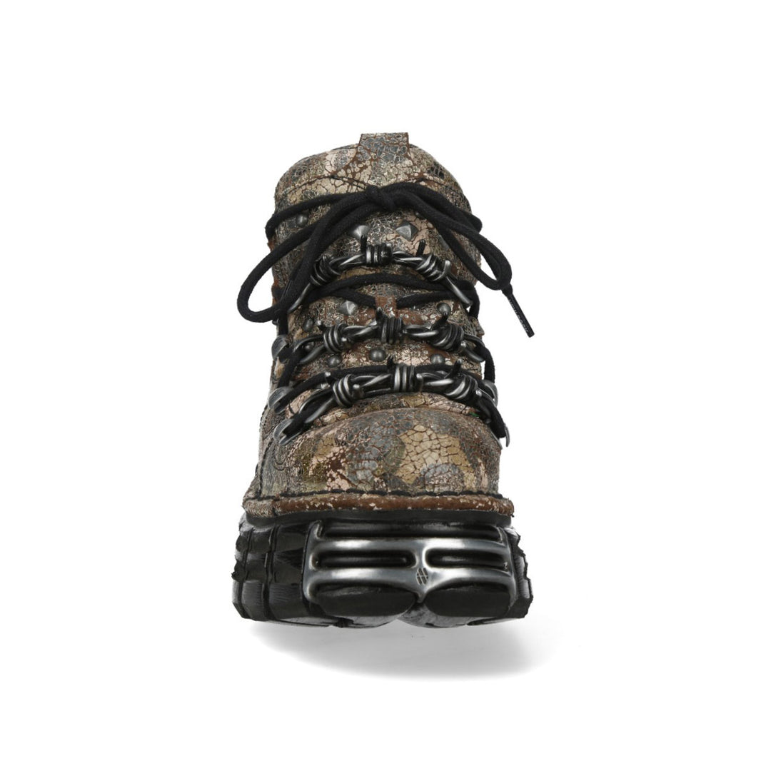 New Rock - Metallic Ankle Boot M-106RP-C1