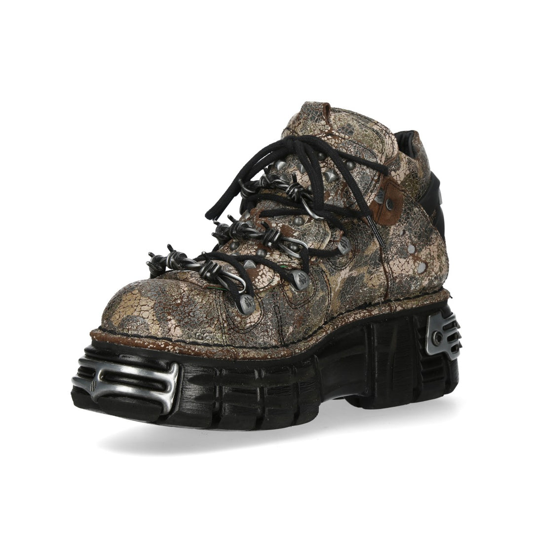 New Rock - Metallic Ankle Boot M-106RP-C1