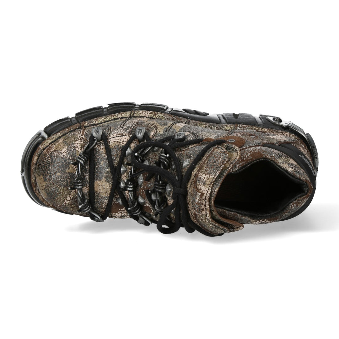 New Rock - Metallic Ankle Boot M-106RP-C1