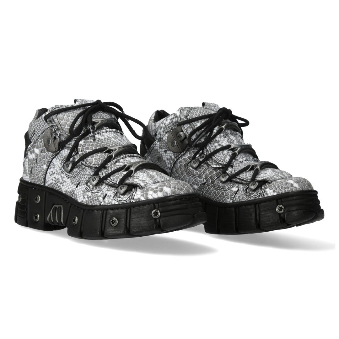 New Rock M-106WALL-C3-V Chunky Sole Ankle Boot – Wall Collection