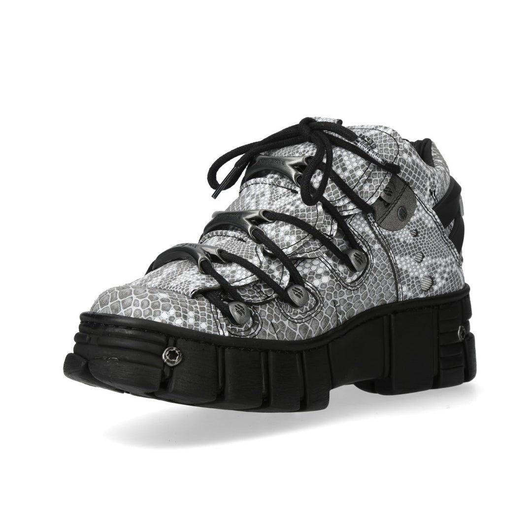 New Rock M-106WALL-C3-V Chunky Sole Ankle Boot – Wall Collection