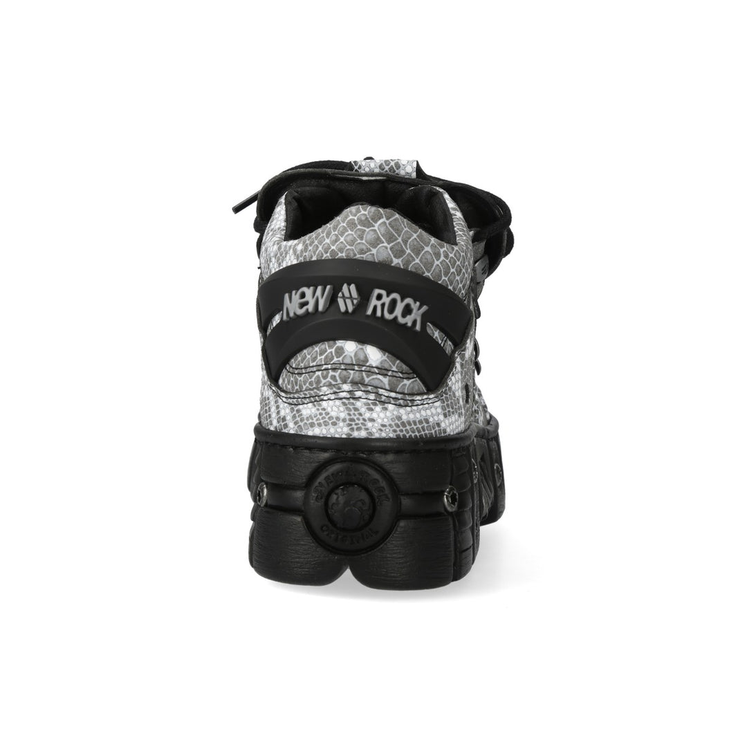 New Rock M-106WALL-C3-V Chunky Sole Ankle Boot – Wall Collection