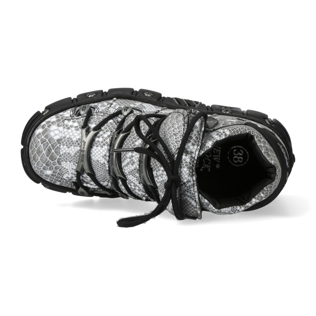 New Rock M-106WALL-C3-V Chunky Sole Ankle Boot – Wall Collection