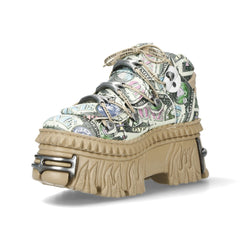 New Rock - Wall Platform Shoe M-106WALL-C49