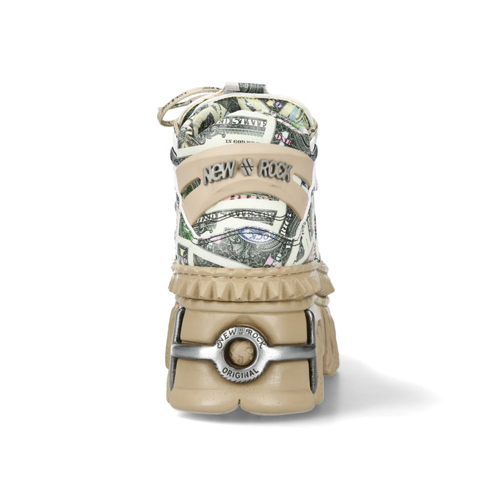 New Rock - Metallic Ankle Boot M-106WALL-C49