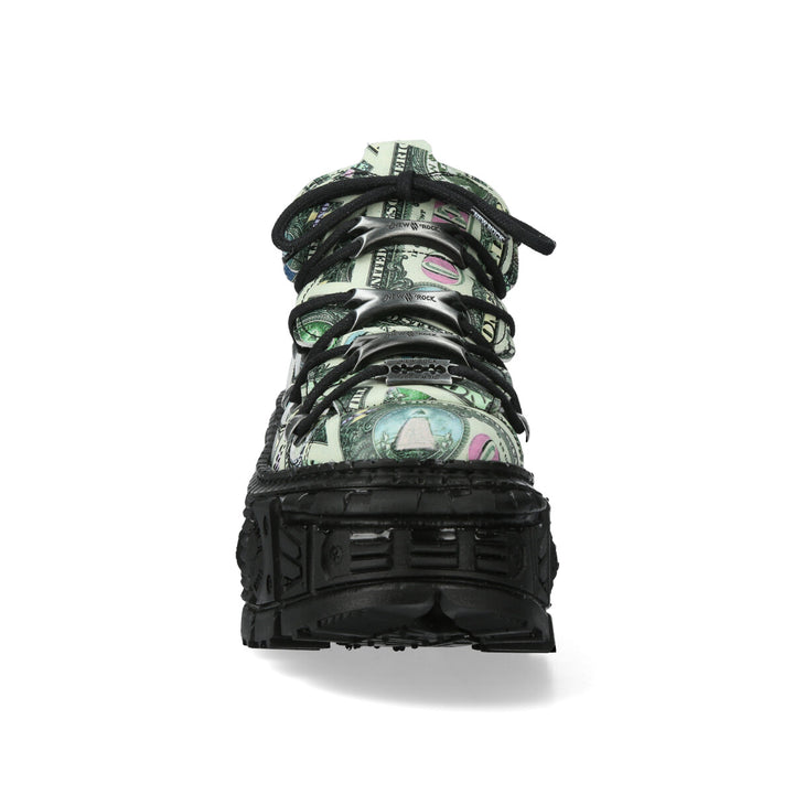 New Rock - Metallic Ankle Boot M-106WALL-C6