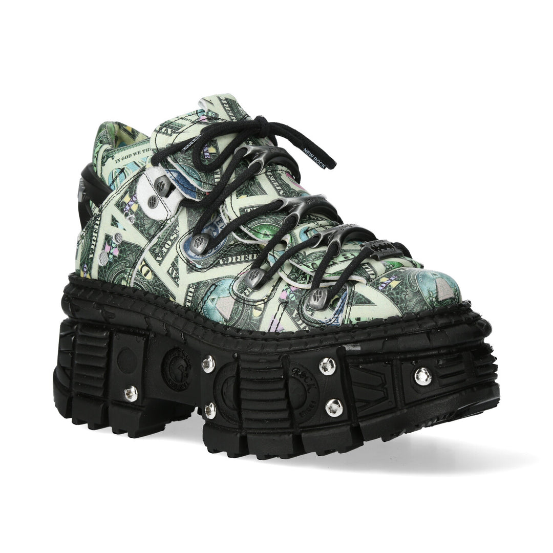 New Rock - Metallic Ankle Boot M-106WALL-C8