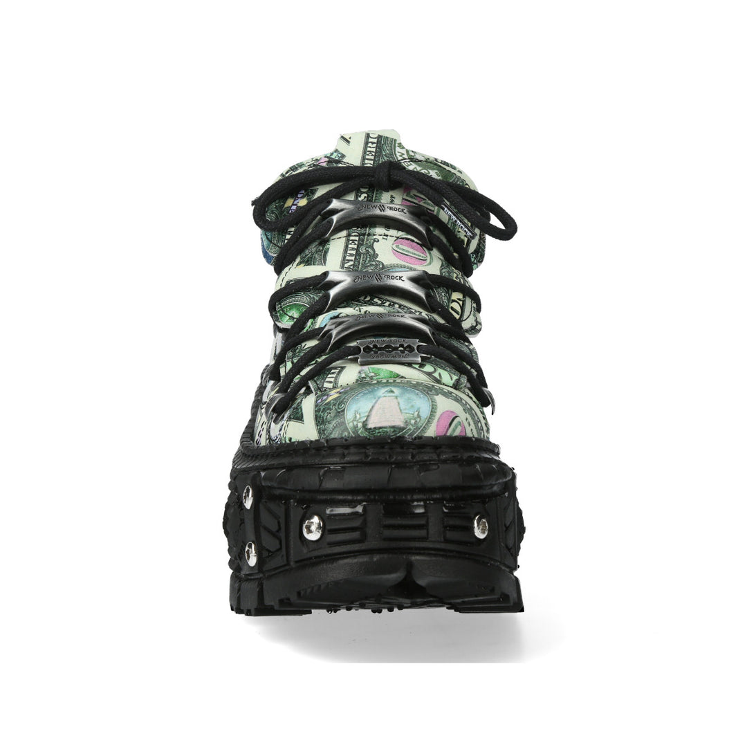 New Rock - Metallic Ankle Boot M-106WALL-C8