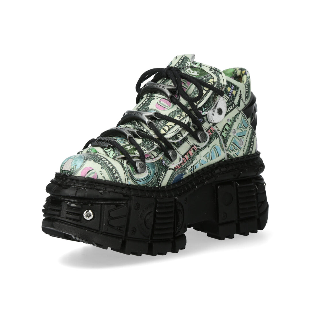 New Rock - Metallic Ankle Boot M-106WALL-C8