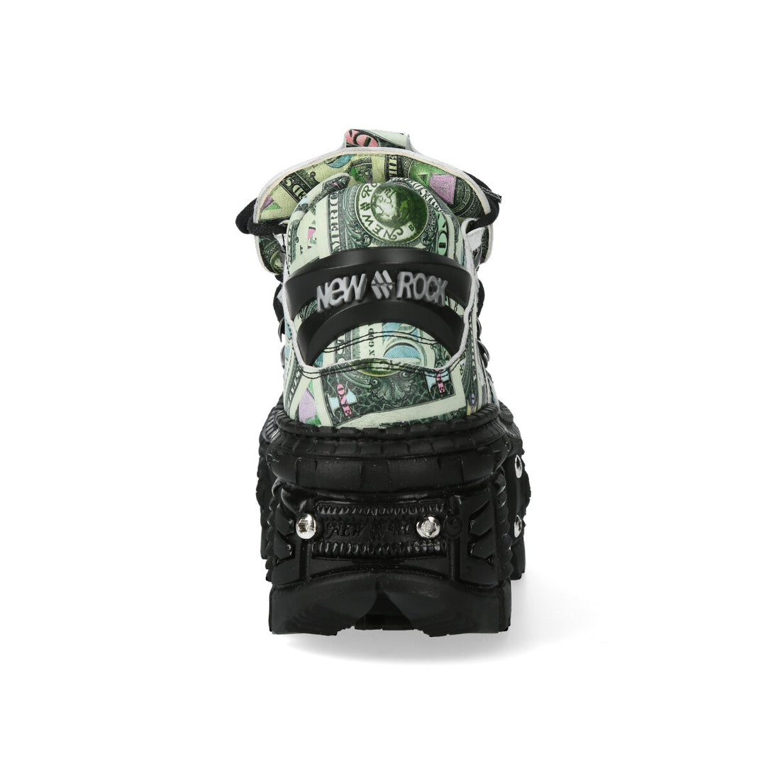 New Rock - Metallic Ankle Boot M-106WALL-C8