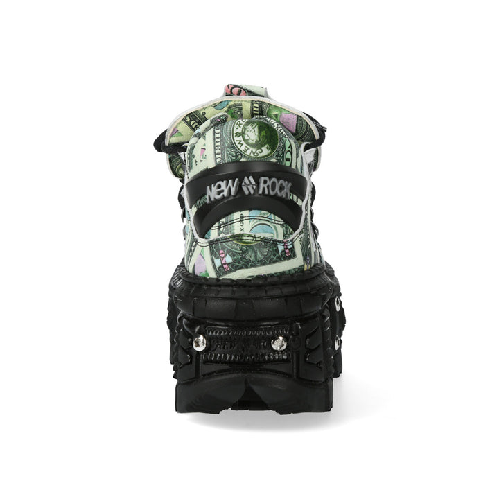 New Rock - Metallic Ankle Boot M-106WALL-C8