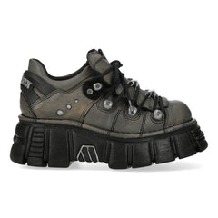 New Rock – Metallic Collection Leather Ankle Boot M-120N-C100