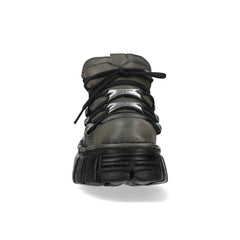 New Rock – Metallic Collection Leather Ankle Boot M-120N-C100