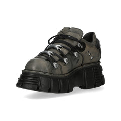 New Rock – Metallic Collection Leather Ankle Boot M-120N-C100