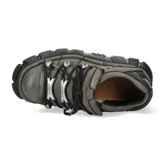 New Rock – Metallic Collection Leather Ankle Boot M-120N-C100