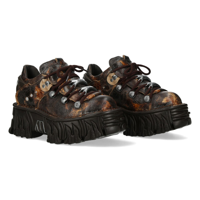 New Rock - Metallic Platform Shoe M-120N-C104