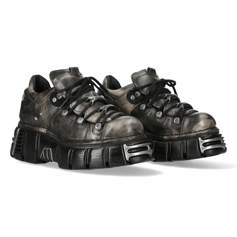 New Rock - Metallic Platform Shoe M-120N-C69