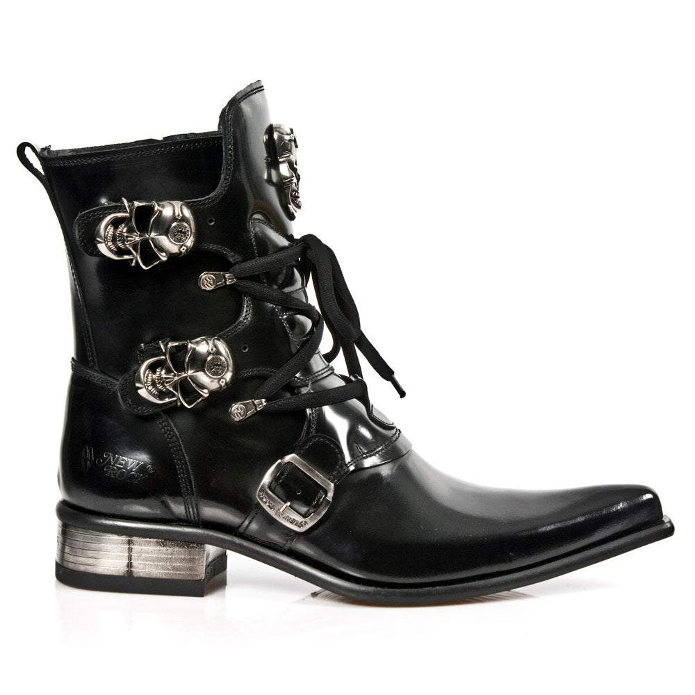 New Rock M-2284-C10 - Western Leather Boot