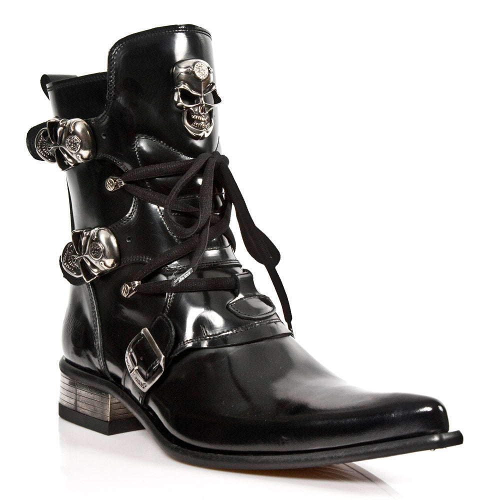 New Rock M-2284-C10 - Western Leather Boot