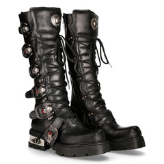 New Rock - Metallic Ankle Boot M-272-C34