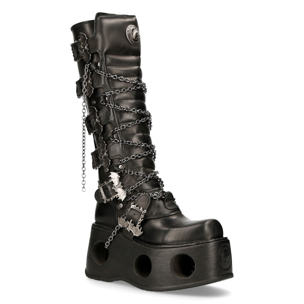 New Rock - Metallic Ankle Boot M-272-C35