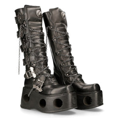 New Rock - Metallic Ankle Boot M-272-C35