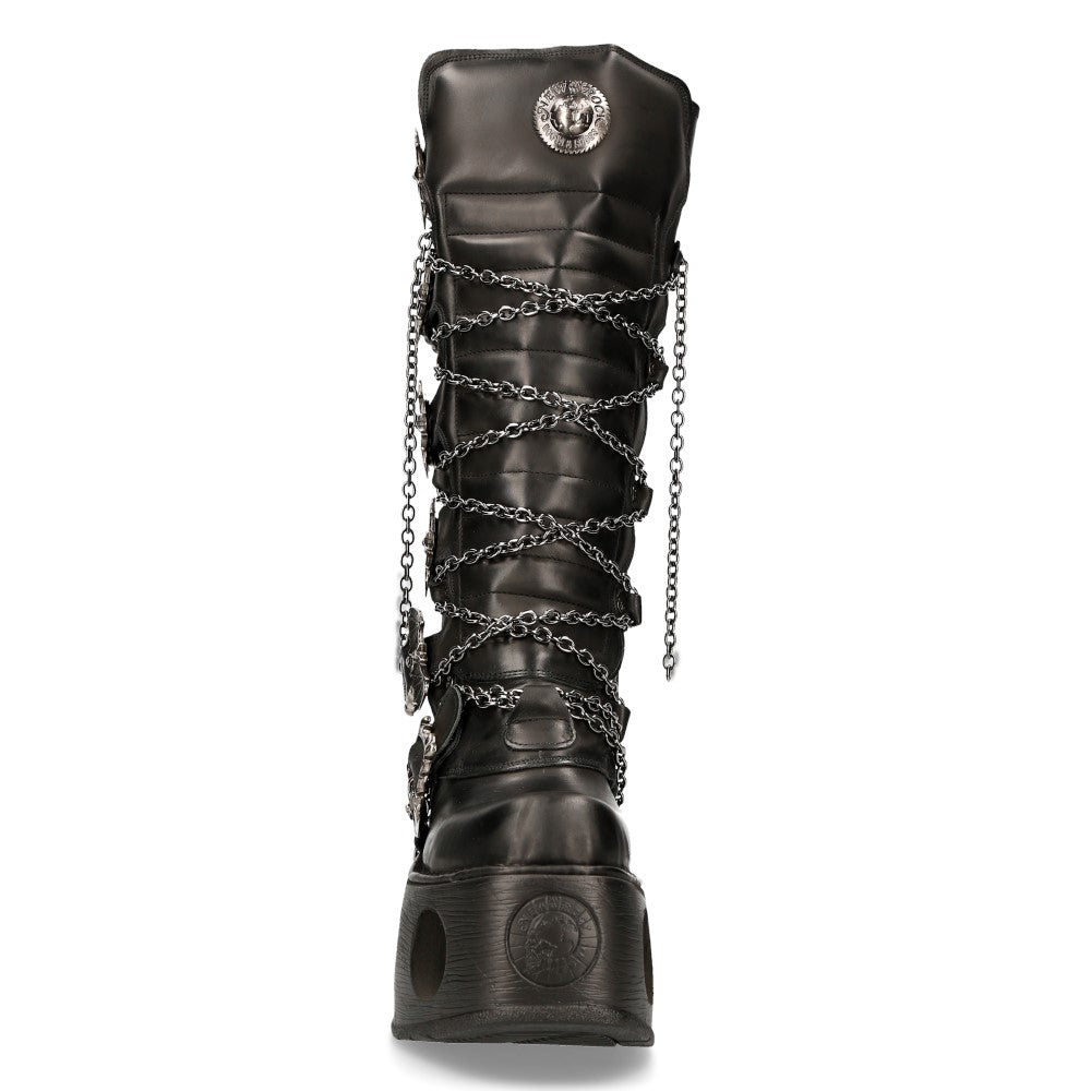 New Rock - Metallic Ankle Boot M-272-C35