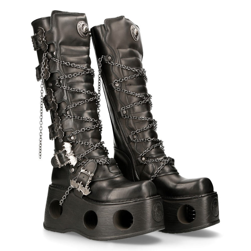 New Rock - Metallic Ankle Boot M-272-C35