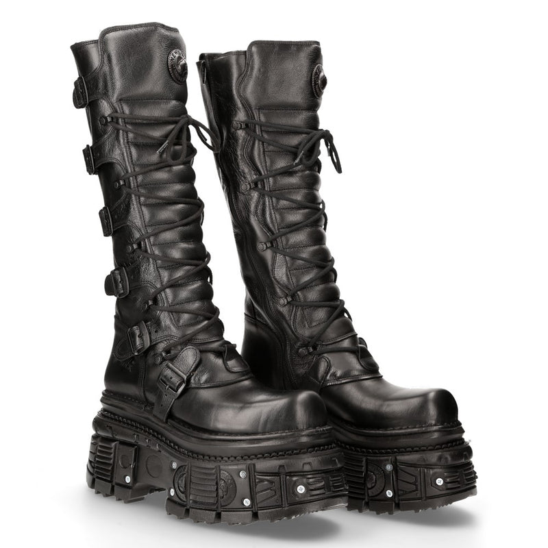 New Rock - Metallic Ankle Boot M-272-C38